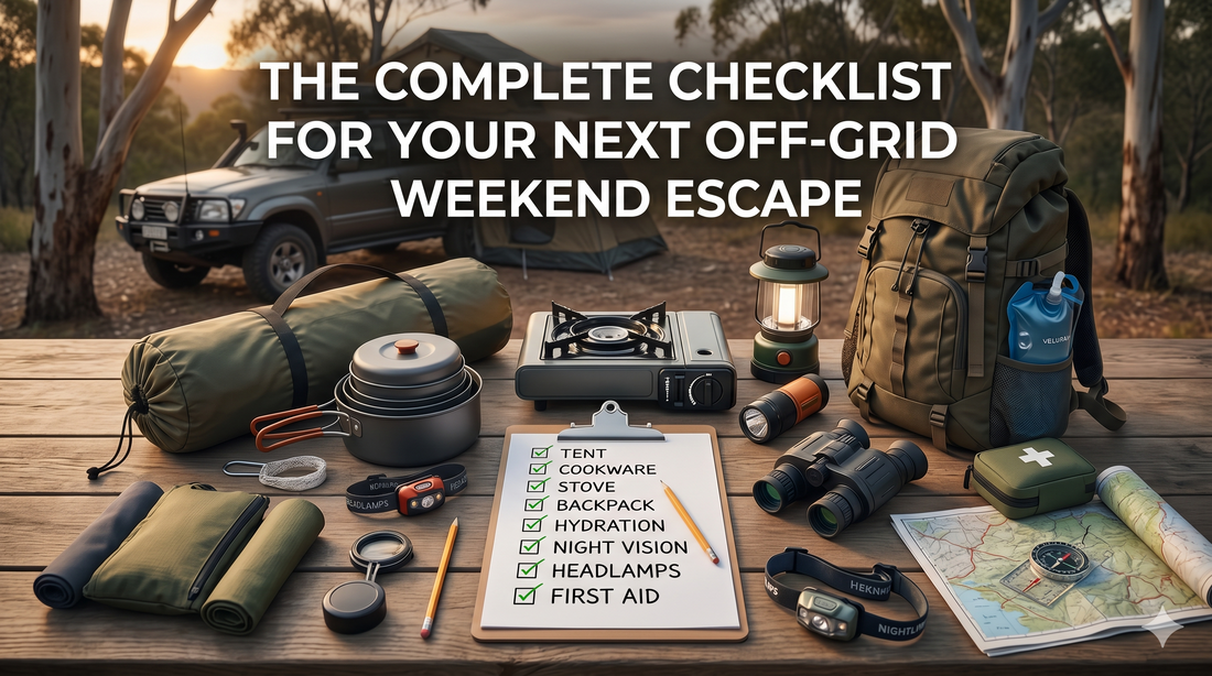 The Complete Checklist for Your Next Off-Grid Weekend Escape