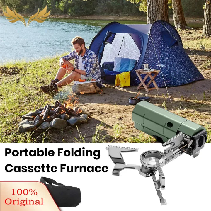 Foldable Portable Camping Gas Stove – 2800W