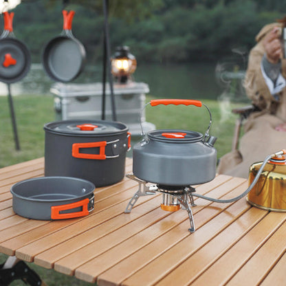 3–4 Person Aluminium Alloy Camping Cookware Set