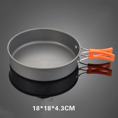 3–4 Person Aluminium Alloy Camping Cookware Set
