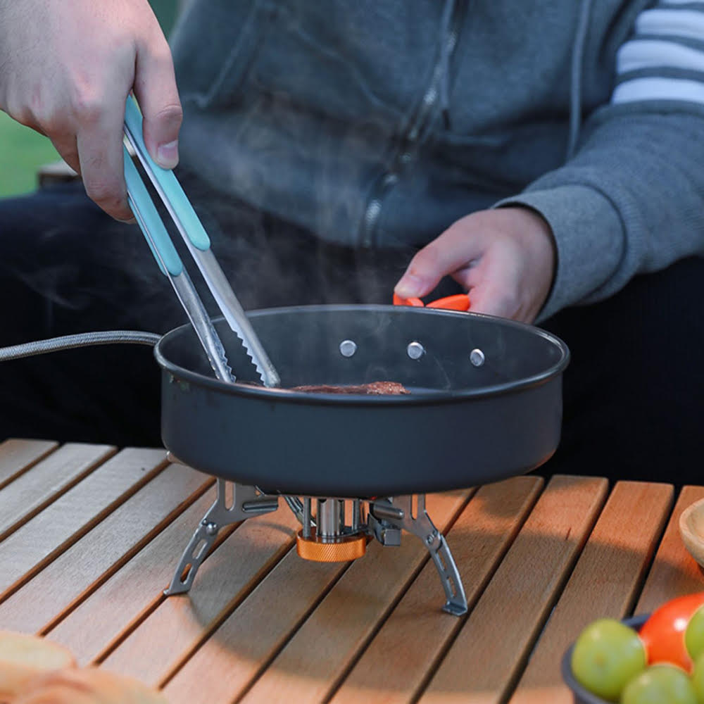 4–7 Person Camping Cookware Set (4-Piece with Accessories)